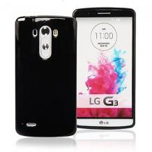 Силиконов калъф / гръб / TPU за LG G3 D850 - черен