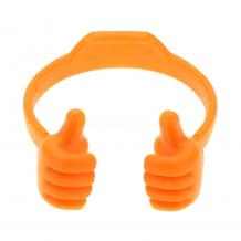 Универсална силиконова стойка / Universal TPU Holder OK Stand / 6 - 22cm - оранжев / Hands