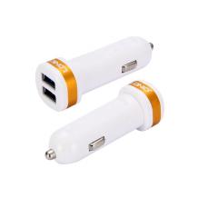 Универсално зарядно за кола DC 12V -24V / 2 USB Ports 5V / 2.1A LDNIO DL-C21 за Samsung , LG, HTC, Sony, Nokia, Huawei, ZTE, Apple, BlackBerry , Lenovo и други - бял