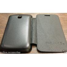 Кожен калъф Flip Cover за LG Optimus L3 II Dual E435 - черен