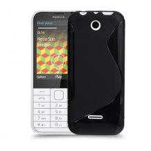 Силиконов калъф / гръб / TPU S-Line за Nokia 225 - черен