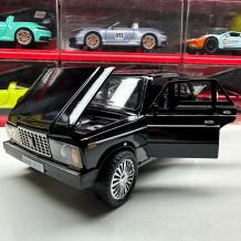 Метална кола с отварящи се врати капаци светлини и звуци LADA 2107 1:18