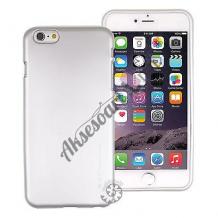 Луксозен силиконов калъф / гръб / TPU MERCURY i-Jelly Case Metallic Finish за Apple iPhone 7 - светло сив