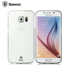 Луксозен твърд гръб / капак / Baseus Sky Case за Samsung Galaxy S6 Edge G925 - прозрачен