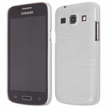 Заден предпазен твърд гръб / капак / за Samsung Galaxy Core Plus G3500 - бял