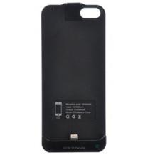 Заден капак / твърд гръб / батерия DIWEINUO D5-C за Apple iPhone 5 / 5S - 2200mAh / черен