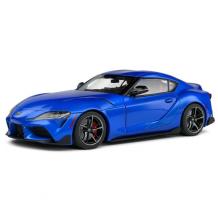 Метална кола Toyota GR Supra Blue 2021 - Solido 1:18