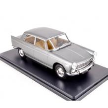 Метална кола Peugeot 404 1960 metallic-grey - WHITE BOX 1:24