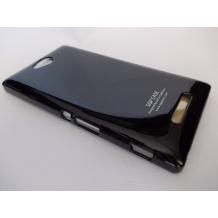 Заден предпазен твърд гръб / капак / SGP за Sony Xperia C S39h - черен