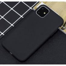 Силиконов калъф / гръб / TPU за Apple iPhone 11 - черен / мат