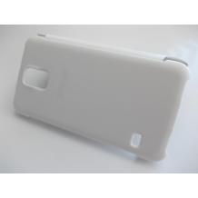 Кожен калъф Flip Cover за Samsung G900 Galaxy S5 - бял