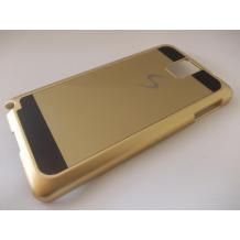 Луксозен заден предпазен твърд гръб / капак / за Samsung Galaxy Note 3 N9000 / Samsung Note 3 N9005 - златист с черно