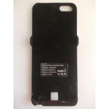Заден твърд гръб / външна батерия / Battery power bank G5-F8 за Apple iPhone 5 / iPhone 5S 3000mAh - FERRARI / черно и бяло