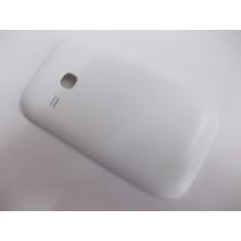 Ултра тънък кожен калъф Flip тефтер за Samsung Galaxy Young S6310 / S6312 - бял