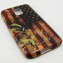 Силиконов калъф TPU / гръб / за Samsung Galaxy S5 G900 - Retro American flag