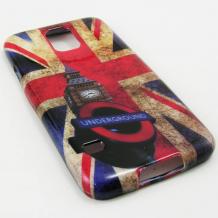 Силиконов калъф ТПУ / гръб / за Samsung Galaxy S5 G900 - Big Ben / Retro UK Flag