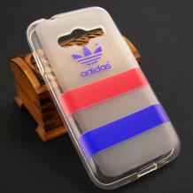 Силиконов калъф / гръб / TPU за Samsung Galaxy Ace 4 G313 - Adidas