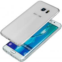 Силиконов калъф / гръб / TPU 360° за Samsung Galaxy S7 G930 - прозрачен / 2 части / лице и гръб