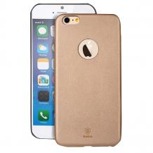 Луксозен твърд гръб / капак / BASEUS Thin Case за Apple iPhone 6 Plus 5.5'' - златен