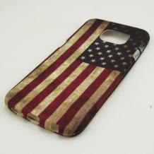 Силиконов калъф / гръб / TPU за Samsung Galaxy S6 G920 - Retro American Flag