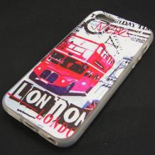 Силиконов калъф / гръб / TPU за Apple iPhone 5 / iPhone 5S - London