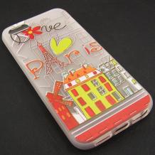 Силиконов калъф / гръб / TPU за Apple iPhone 5 / iPhone 5S - Paris