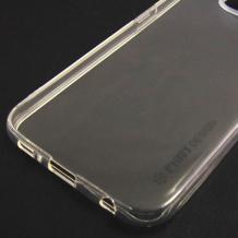 Луксозен ултра тънък силиконов калъф / гръб / TPU Ultra Thin PHNT Design за Samsung Galaxy S6 G920 - прозрачен