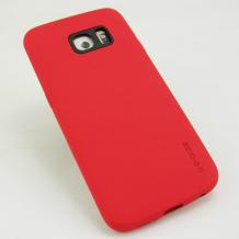 Твърд гръб / капак / G-Case Noble Series за Samsung Galaxy S6 Edge G925 - червен