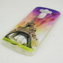 Силиконов калъф / гръб / TPU за LG G4 - розов / Love