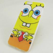 Силиконов калъф / гръб / TPU за Apple iPhone 6 4.7" - Spongebob