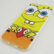 Силиконов калъф / гръб / TPU за Apple iPhone 6 4.7" - Spongebob