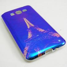 Силиконов калъф / гръб / TPU за Samsung Galaxy Grand Prime G530 - син / Paris