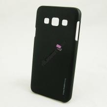 Твърд гръб Sevenday's METALLIC за Samsung Galaxy J5 / Samsung J5 J500 - черен