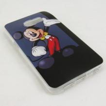 Силиконов калъф / гръб / TPU за Samsung Galaxy S6 Edge G925 - Mickey mouse