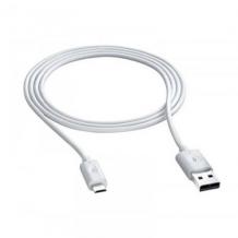 Micro USB кабел за зареждане и пренос на данни с дължина 2m за Samsung, LG, HTC, Sony, Lenovo и други - бял
