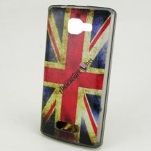 Силиконов калъф / гръб / TPU за Samsung Galaxy A3 2016 A310 - Retro British Flag