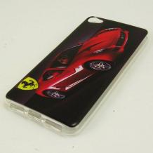 Силиконов калъф / гръб / TPU за Lenovo S60 - червено / Ferrari