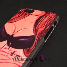 Твърд гръб Erotik Series за Apple iPhone 6 / iPhone 6S - Sexy girl / art 3