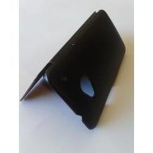 Кожен калъф Flip Cover за HTC ONE M7 - черен