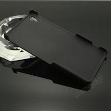 Луксозен твърд гръб MOTOMO за Sony Xperia Z3 - тъмно син