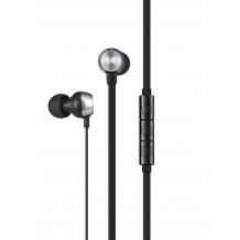Оригинални стерео слушалки / QuadBeat 2 In-Ear Premium Earphone Headset + Mic / EAB62910502 за LG - черни / 3,5 mm