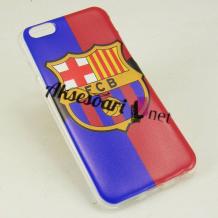 Силиконов калъф / гръб / TPU за Apple iPhone 6 / iPhone 6S - FC Barcelona