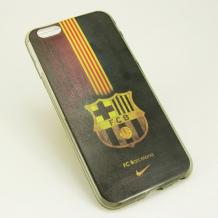 Ултра тънък силиконов калъф / гръб / TPU Ultra Thin за Apple iPhone 6 / iPhone 6S - FC Barcelona