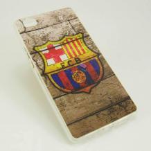 Силиконов калъф / гръб / TPU за Apple iPhone 5 / iPhone 5S / iPhone SE - FC Barcelona / Retro Style