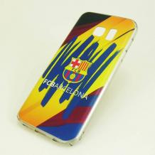 Твърд гръб за Samsung Galaxy S7 G930 - FC Barcelona / многоцветен