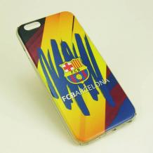 Твърд гръб за Apple iPhone 6 / iPhone 6S - FC Barcelona / многоцветен