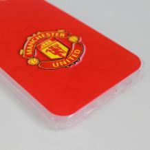 Твърд гръб за Samsung Galaxy A5 2016 A510 - червен / Manchester United