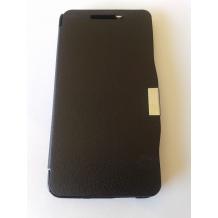 Кожен калъф Flip Cover за HTC ONE M7 - черен