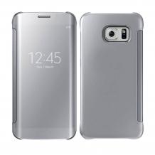 Оригинален калъф Clear View Cover EF-ZG930CBEGWW за Samsung Galaxy S7 G930 - сребрист