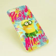 Оригинален силиконов калъф / гръб / TPU за Apple iPhone 6 / iPhone 6S - Proud To Be A Minion